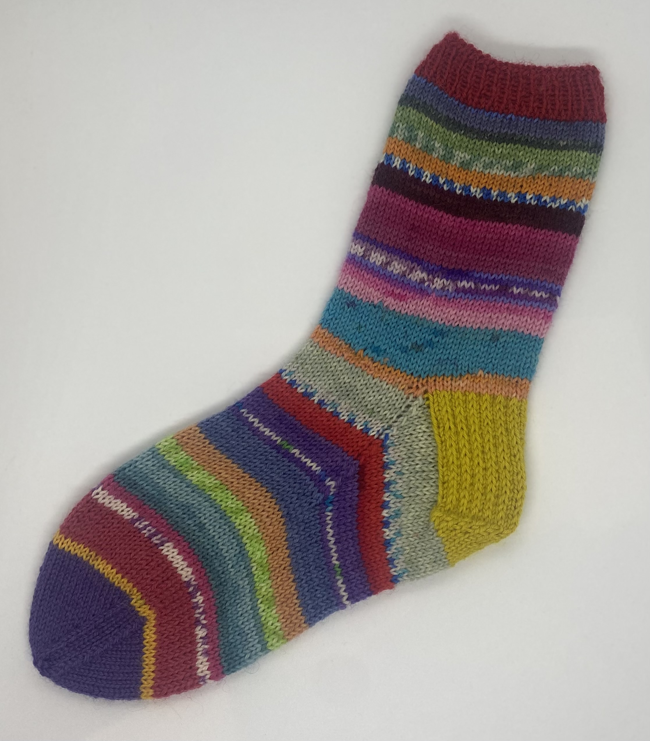 Rainbow scrappy socks - Image 3